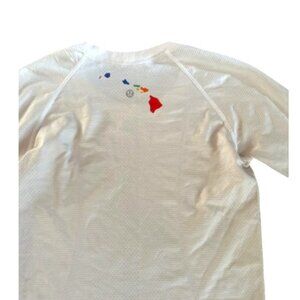Women 6 Lululemon Crew Swiftly Tech L/S Shirt Top Cream Hawaiian Exclusive